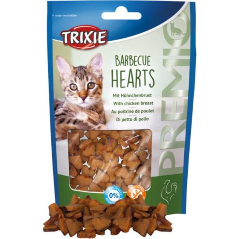 TRIXIE PREMIO Barbecue Hearts 80g