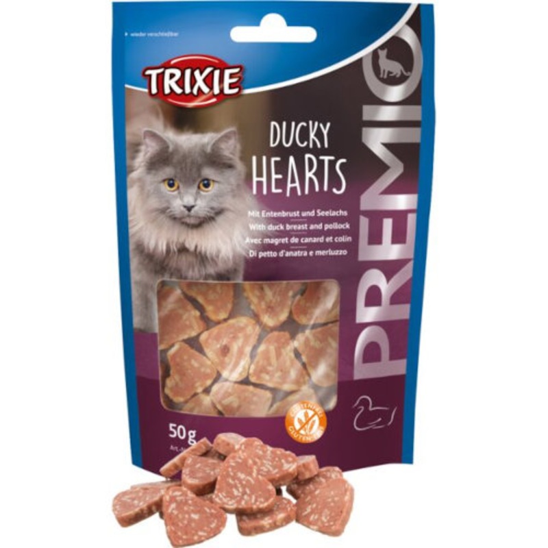 TRIXIE PREMIO Ducky Hearts, 50g