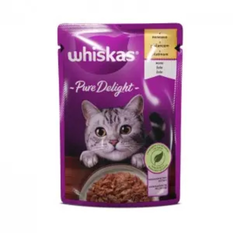 Whiskas PURE DELIGHT Chicken in jelly, 85g.