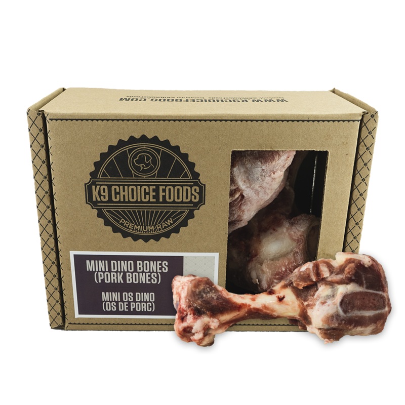*In Store Only* K9 Choice Frozen – Mini Dino Bones ( Pork Bones )
