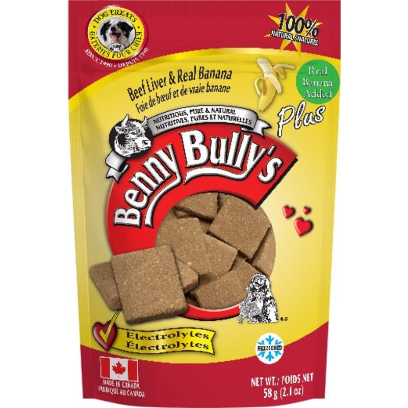 Benny Bully’s Liver Plus Dog Treats – Beef Liver Plus Banana