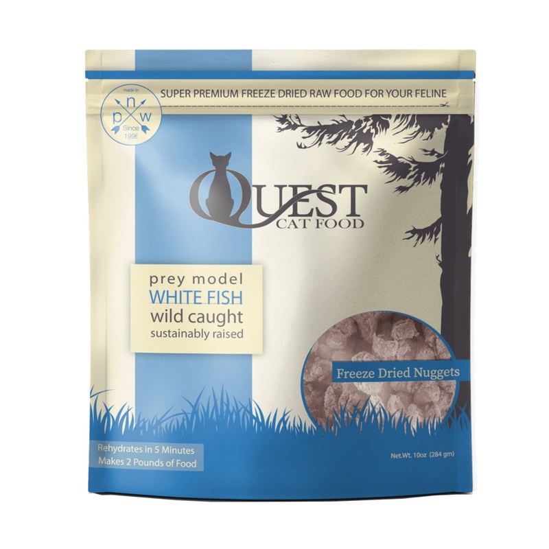 Steve’s Quest Freeze-Dried Raw Cat Food White Fish 10oz
