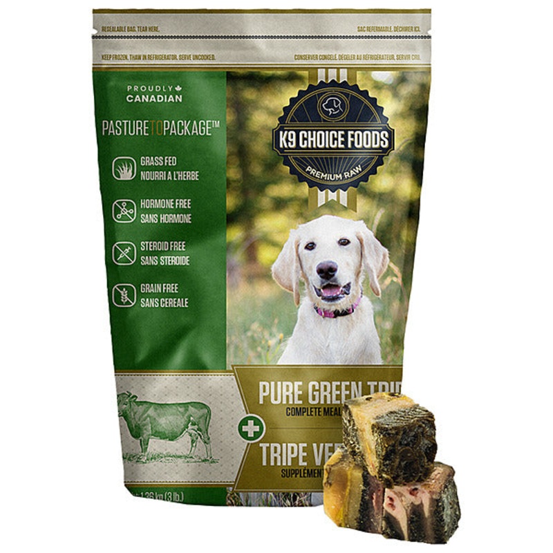 *In Store Only* K9 Choice Frozen – Pure Green Tripe