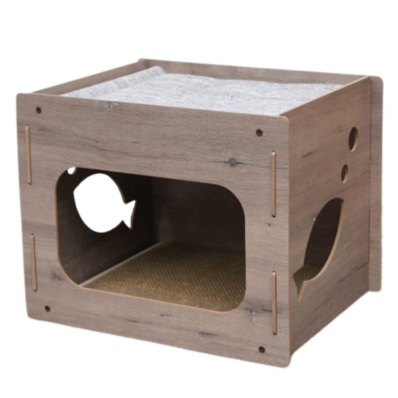 PetPals Jodie Scratching Board Cat House