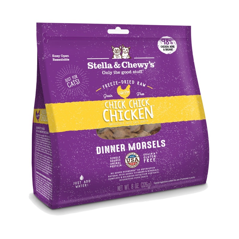 Stella & Chewy’s Cat Chick Chick Chicken Freeze-Dried Raw Dinner Morsels