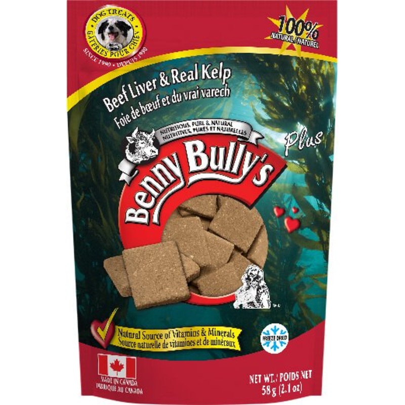 Benny Bullys Liver Plus – Dog Treats Beef Liver Plus Kelp