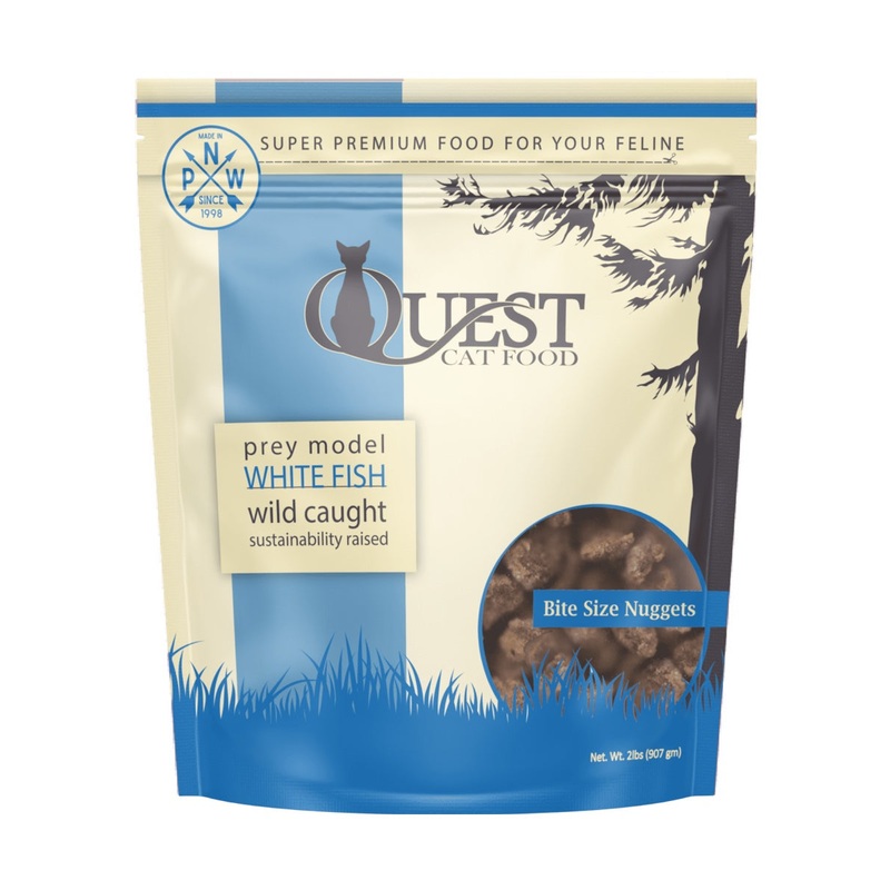 Steve’s Quest Frozen Raw Cat Whitefish Diet 2lb
