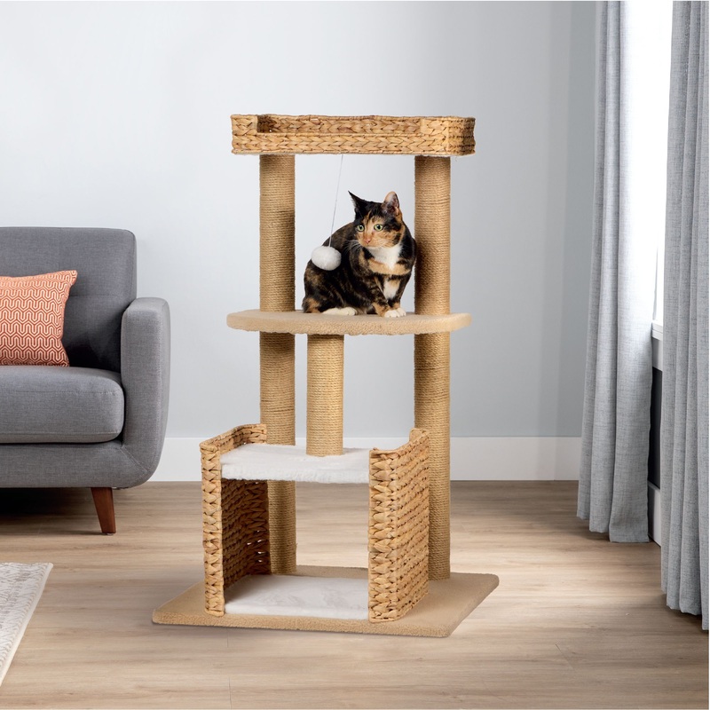 Whisker City Jute and Multi Level Tower