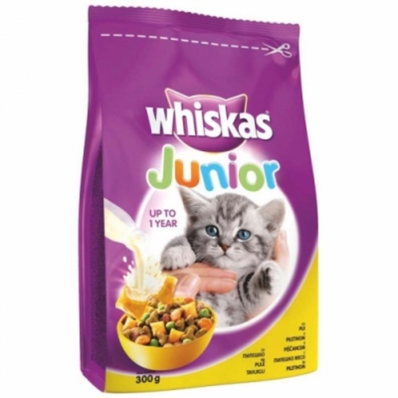 WHISKAS Dry cat food JUNIOR, Chicken