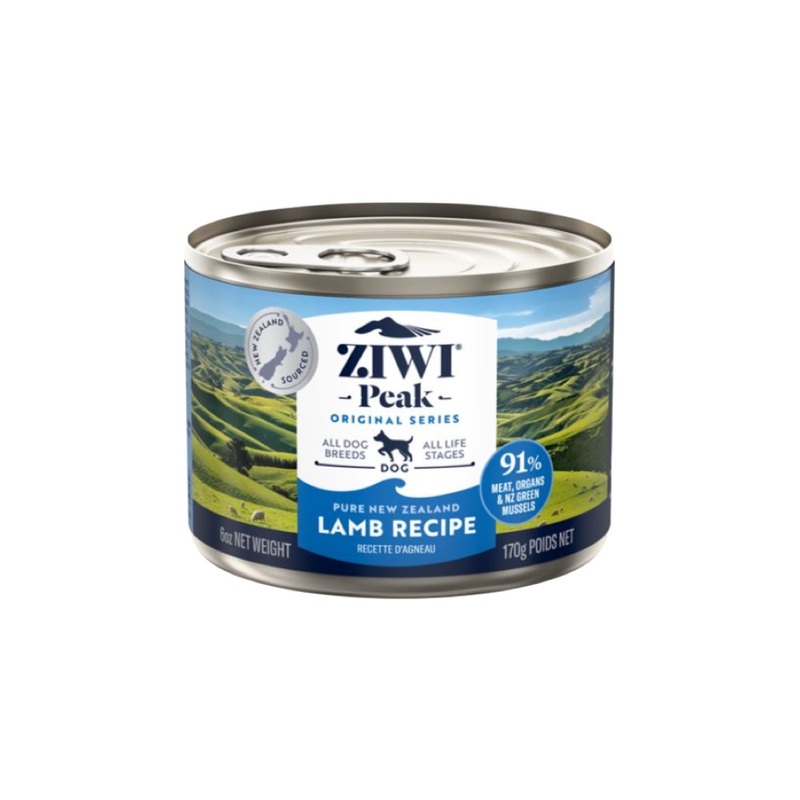 Ziwi Peak New Zealand Lamb Recipe Canned Dog Food 6oz