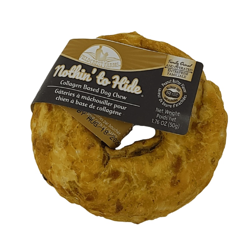 Bagel  base de collagne – saveur de beurre d’arachide 5”