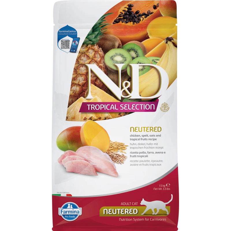FARMINA N&D Cat Tropical Selection Chicken Neutered
