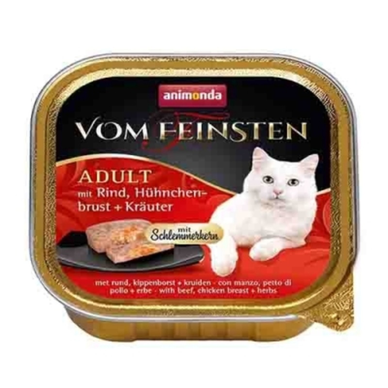 Animonda Vom Feinsten Adult BEEF, CHICKEN BREAST + HERBS 100 g