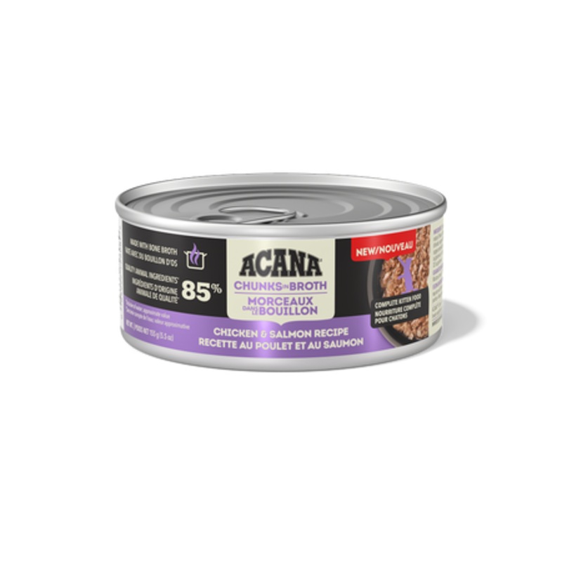 Acana Kitten Chunks in Broth Chicken & Salmon Recipe