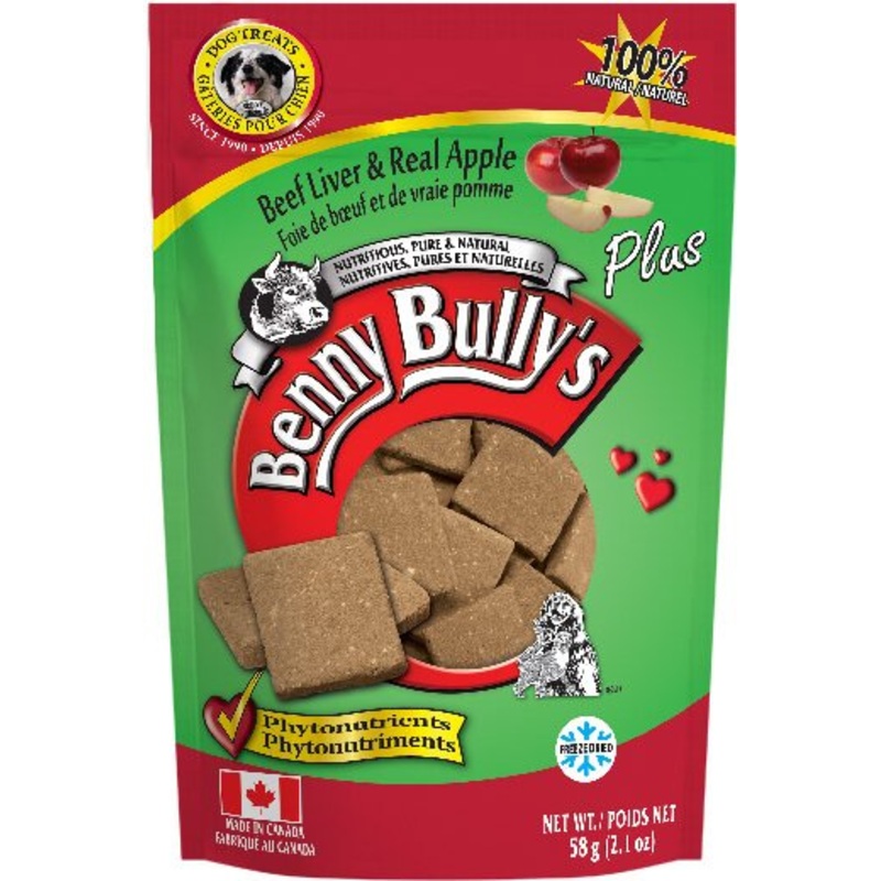 Benny Bullys Liver Plus – Dog Treats Beef Liver Plus Apple