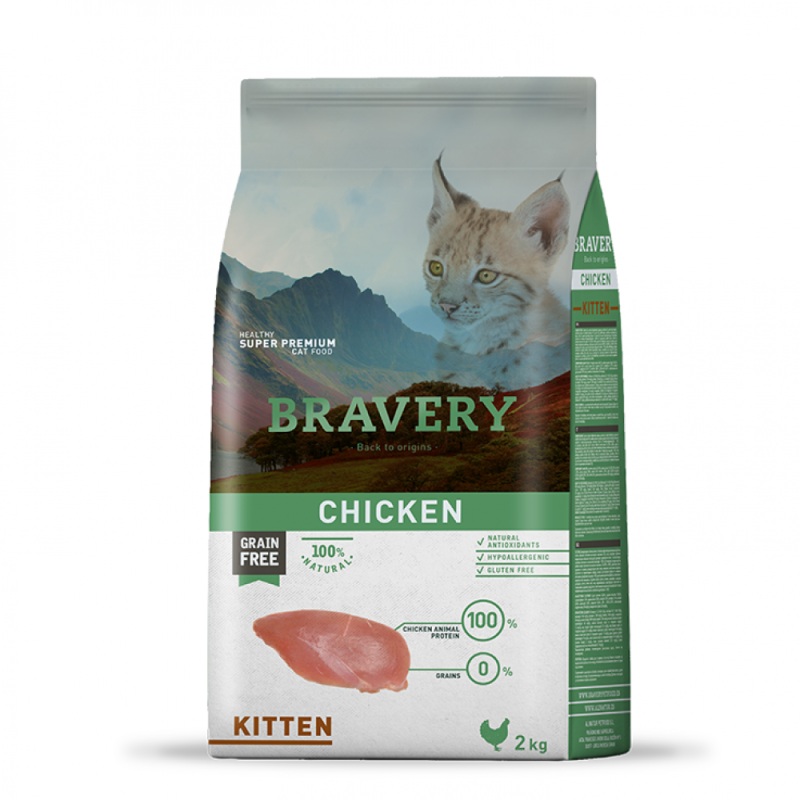 Bravery Chicken Kitten  2 kg