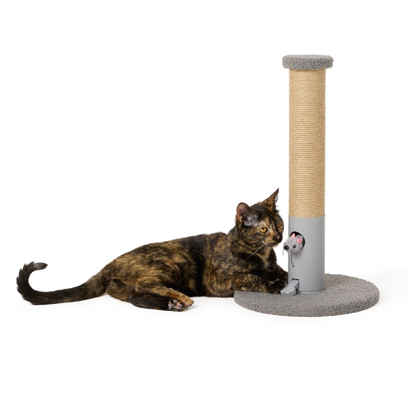 Whisker City Peeking Mouse Scratching Post