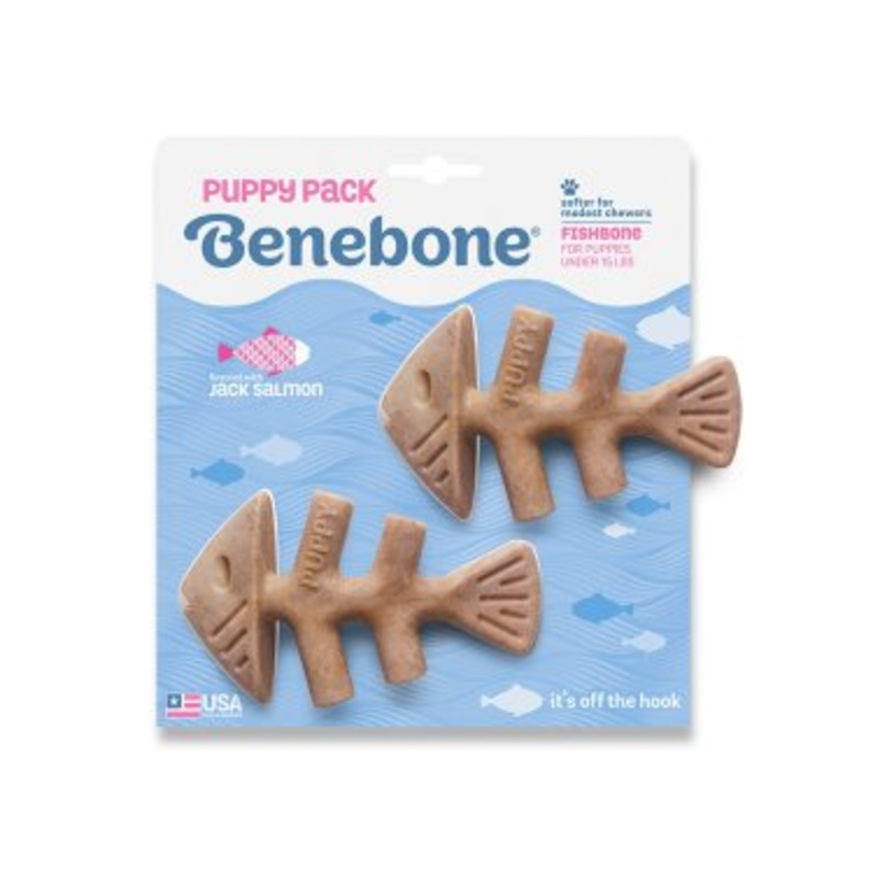 Benebone Puppy Fishbone Dog Chew