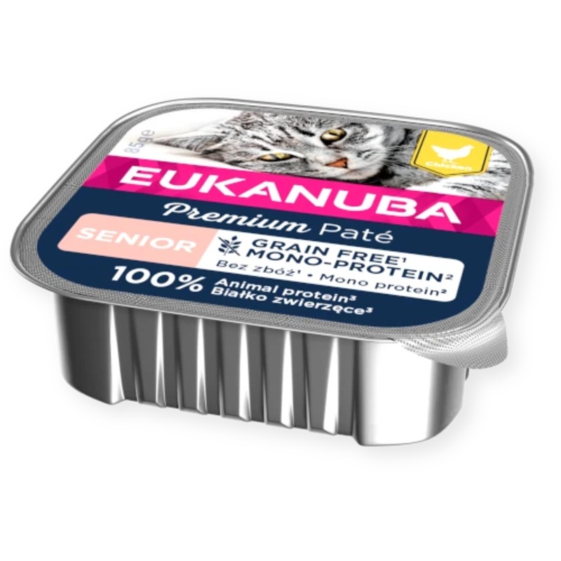 Eukanuba Senior Premium pate with chicken Mono-protein 85g