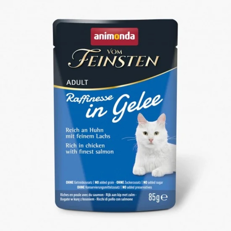 ANIMONDA Vom Feinsten Raffinesse adult rich in chicken with finest salmon 85g