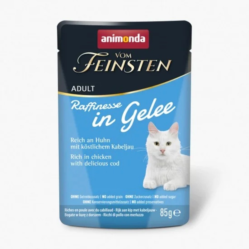 ANIMONDA Vom Feinsten Raffinesse adult rich in chicken with delicious cod 85g