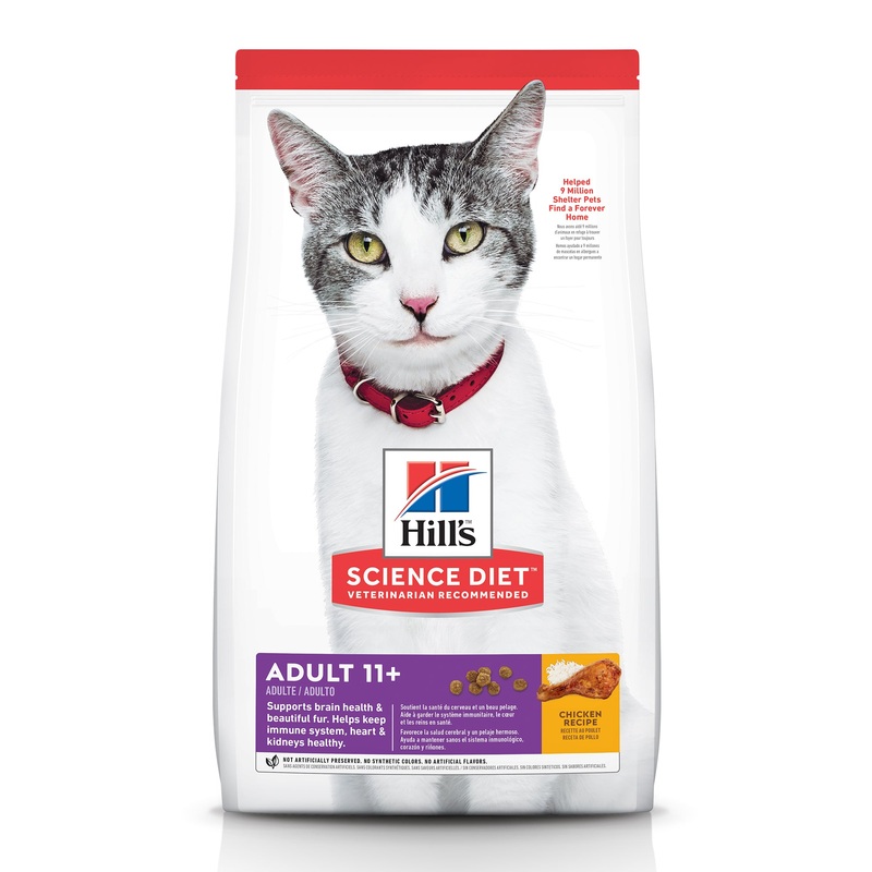 Science Diet Cat Adult 11+ Chicken Recipe