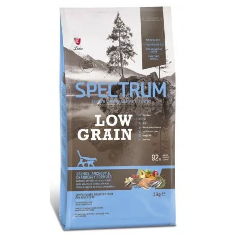 Spectrum Low Grain Salmon, Anchovy & Cranberry Adult Cat  2 kg