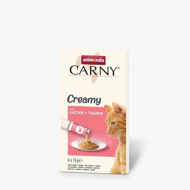 Animonda Carny creamy with salmon and taurine 6x15g