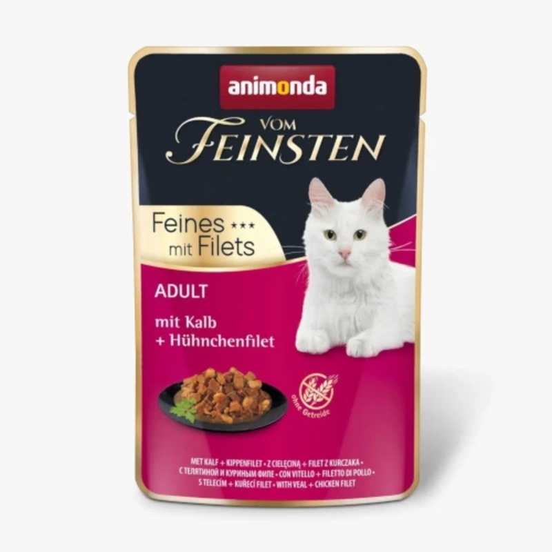 ANIMONDA Vom Feinsten Adult Fine with fillets with veal + chicken fillet 85g