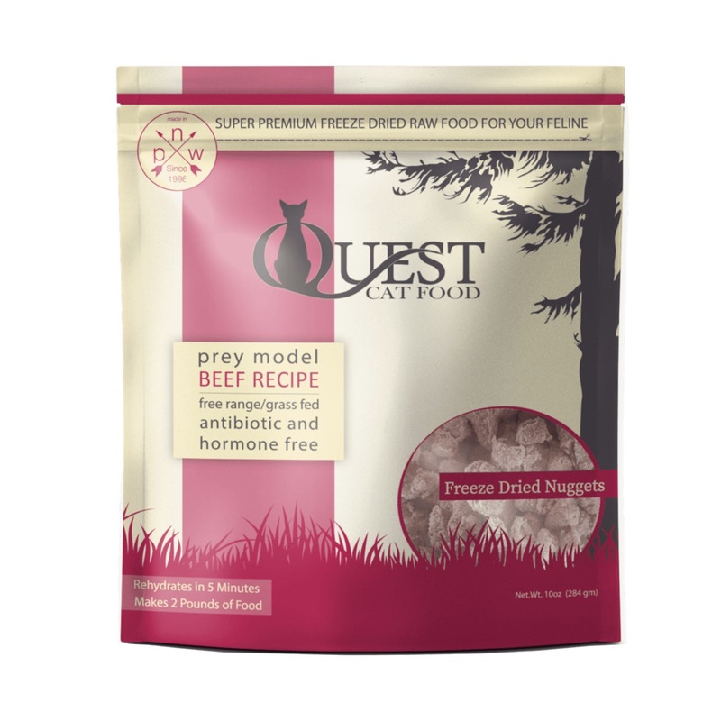 Steve’s Quest Freeze-Dried Raw Cat Food Beef 10oz