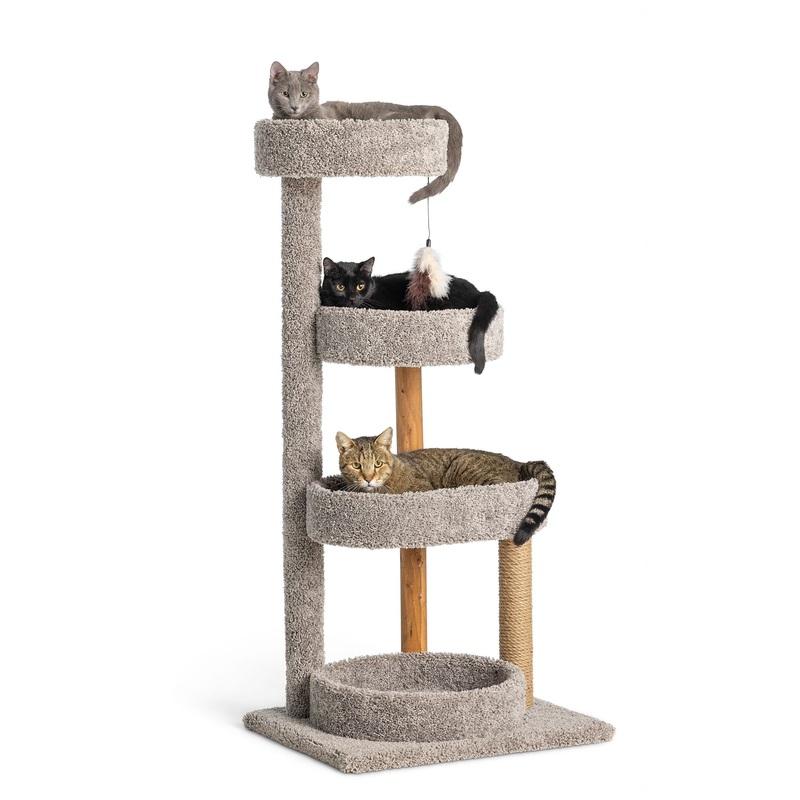 Whisker City 51-in Treetop Terrace Cat Tower (COLOR VARIES)