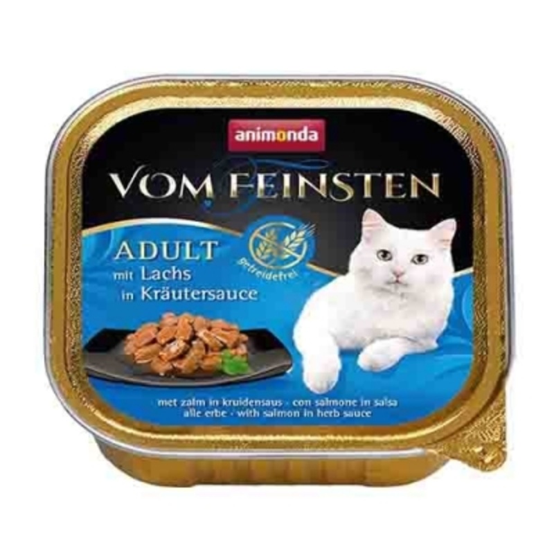Animonda Vom Feinsten Adult CHUNKS SALMON IN HERB SAUCE 100 g