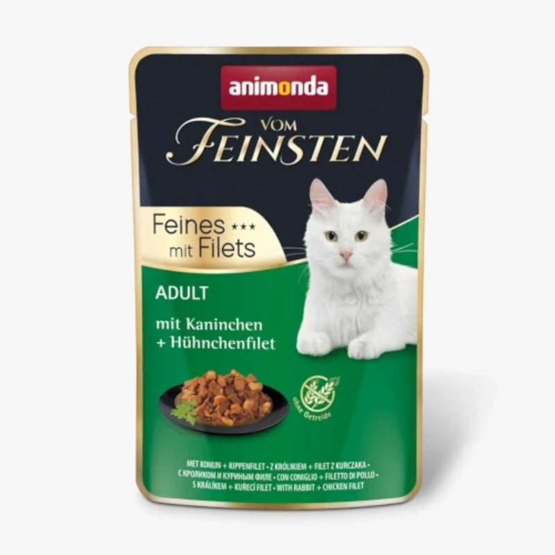 ANIMONDA Vom Feinsten Adult Fine with fillets with rabbit + chicken fillet 85g