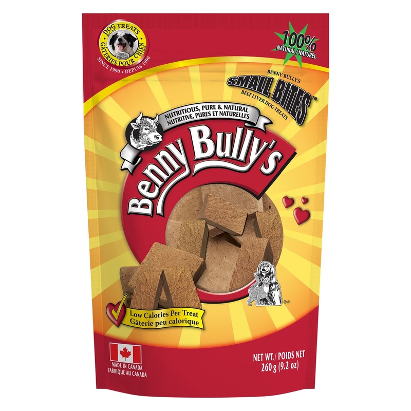 Benny Bully’s Small Bites Dog Treats – Natural, Beef Liver