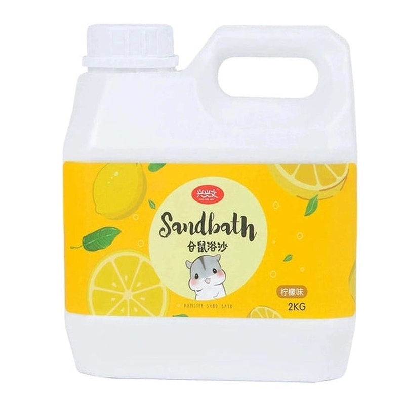 2Kg Barreled Bath Sand Lemon