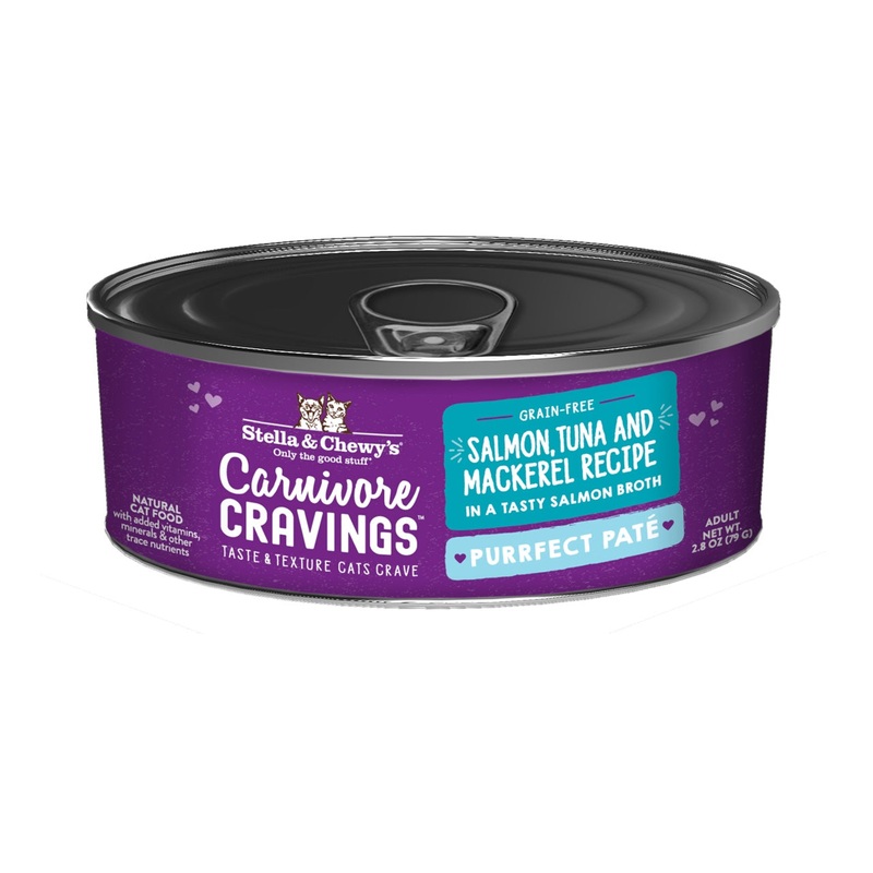 Stella & Chewy’s Carnivore Cravings Purrfect Pate Salmon Tuna & Mackerel