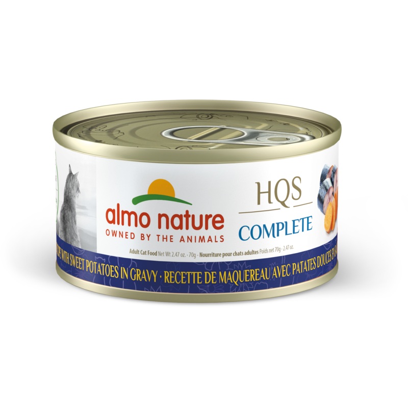 Almo Nature HQS Complete Mackerel & Sweet Potato in Gravy 70g