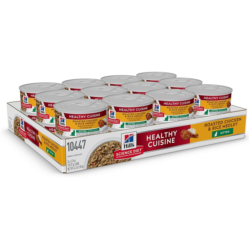 Science Diet Kitten Healthy Cuisine Roasted Chicken & Rice Medley 2.8oz